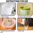 thumbnail image 4 of Ice Cup Maker, Cooling Cup for Drinks, Portable Freeze Mug, Quick Frozen Smoothies Cup (orange), 4 of 5