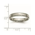 thumbnail image 6 of Chisel Titanium Polished 4mm Grooved and Beaded Edge Band, 6 of 7