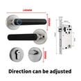 thumbnail image 2 of Door Lock, Tuya Biometric Fingerprint Smart Door Lock Password Electronic Digital Lock Keyless Entry Door Knobs lock for Bedroom Home ,Easy to Install, 2 of 7