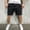 Z Black, variant on Pxiakgy mens shorts Male Casual Mid Waist Shorts Pant Solid Splice Pocket Drawstring Knee Length Shorts Men Casual Shorts Blue + L