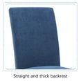 thumbnail image 3 of Fabric Upholstered Dining Chair with Silver Nailhead Trim in Blue, Set of 2, 3 of 11