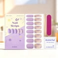 thumbnail image 4 of EGNMCR Soft Gel Nail Sticker Set Three-dimensional Glossy Nail Stickers Super Glossy Drying Without Protection Nail sticker set, 4 of 9