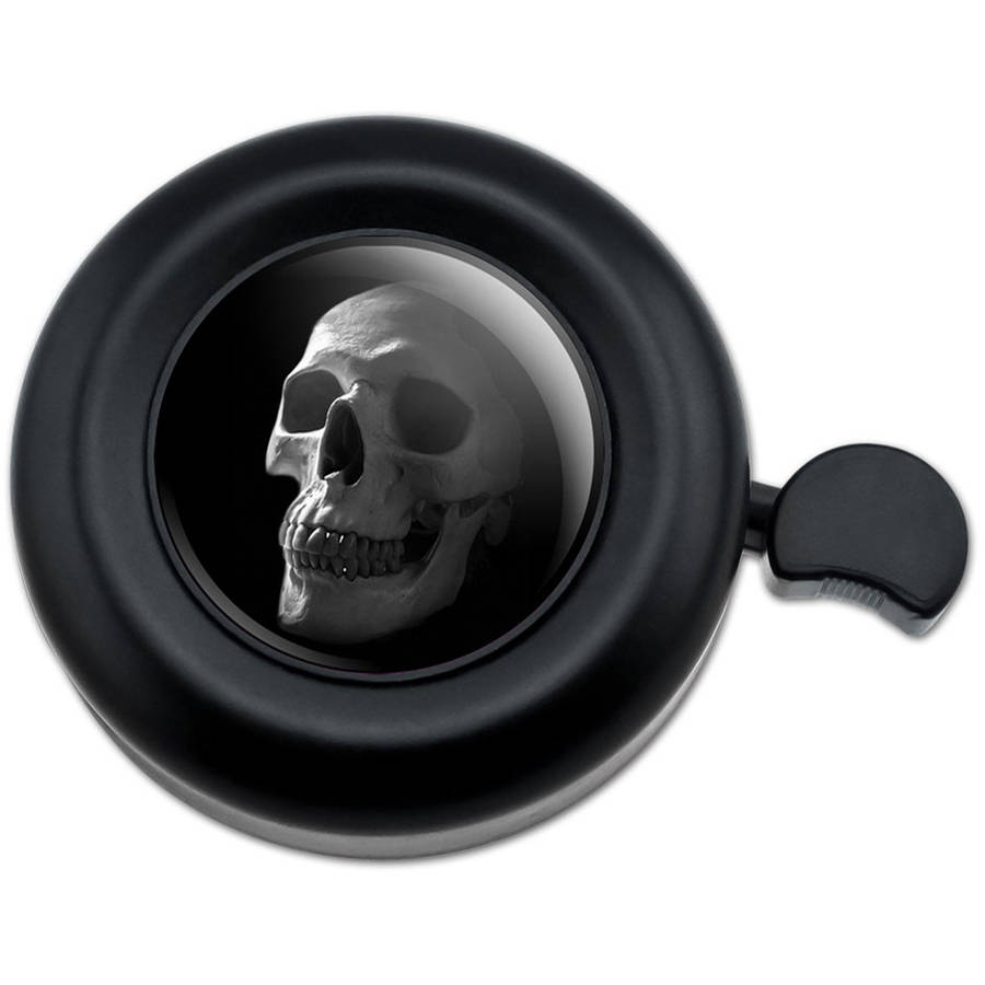 Human Skull Skeleton Head Bicycle Handlebar Bike Bell