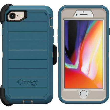 OtterBox Defender Pro Series Case & Holster for iPhone SE 3rd Gen (2022) iPhone SE 2nd Gen (2020) iPhone 8/7, Big Sur