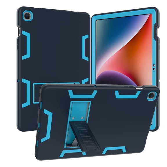 Decase Rugged Case for Samsung Galaxy Tab A9 /A9 Plus 11 inch 2023,Shockproof Protective Cover with Built-in Stand,Dual-Layer Heavy Duty Hard Tablet Cover,Blackblue