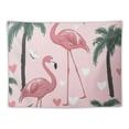thumbnail image 5 of Patifu Flamingo Palm Trees Kitsch Tapestry Wall Hanging Unique Style Graphic Tapestries Home Wall Decor Art for Living Room Bedroom Apartment Farmhouse Dorm 60x50inch, 5 of 6