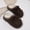Coffee, variant on Women's Snow Boot Slipper Mules with Fleece Lining, Memory Foam Insole, Suede Bow Indoor Outdoor Winter Shoes