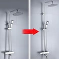 thumbnail image 3 of Bgsha Rallonge de Douche Ronde 30cm Tube de Rallonge en Acier Inoxydable, 3 of 6