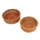 thumbnail image 4 of Cesta redonda tejida de ratán hecha a mano, contenedor de almacenamiento versátil para ingredientes naturales, organización de pan y frutas, 2 uds., 4 of 8