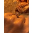 thumbnail image 2 of Ivy & Bauble 5Ct Round Simulated Diamond CZ Solitaire Engagement Ring in White Gold Plating, Size 10, 2 of 5
