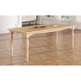 thumbnail image 2 of 82.7inch Dining Table With Extendable Part, Vintage Theme, Solid Wood Style Table, Holds 8 Guests Easily, 2 of 6