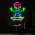 thumbnail image 2 of C-craft Alien Boy Led Neon Sign Wall Art Living Room Wall Decor Kids Room Decor, 2 of 5