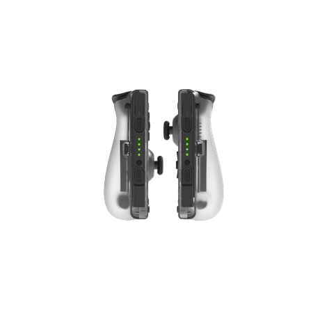 Motion Controllers pair with a USB Type-C Charging Cable & Joy-Con Alternative compatible with Nintendo Switch - Clear White