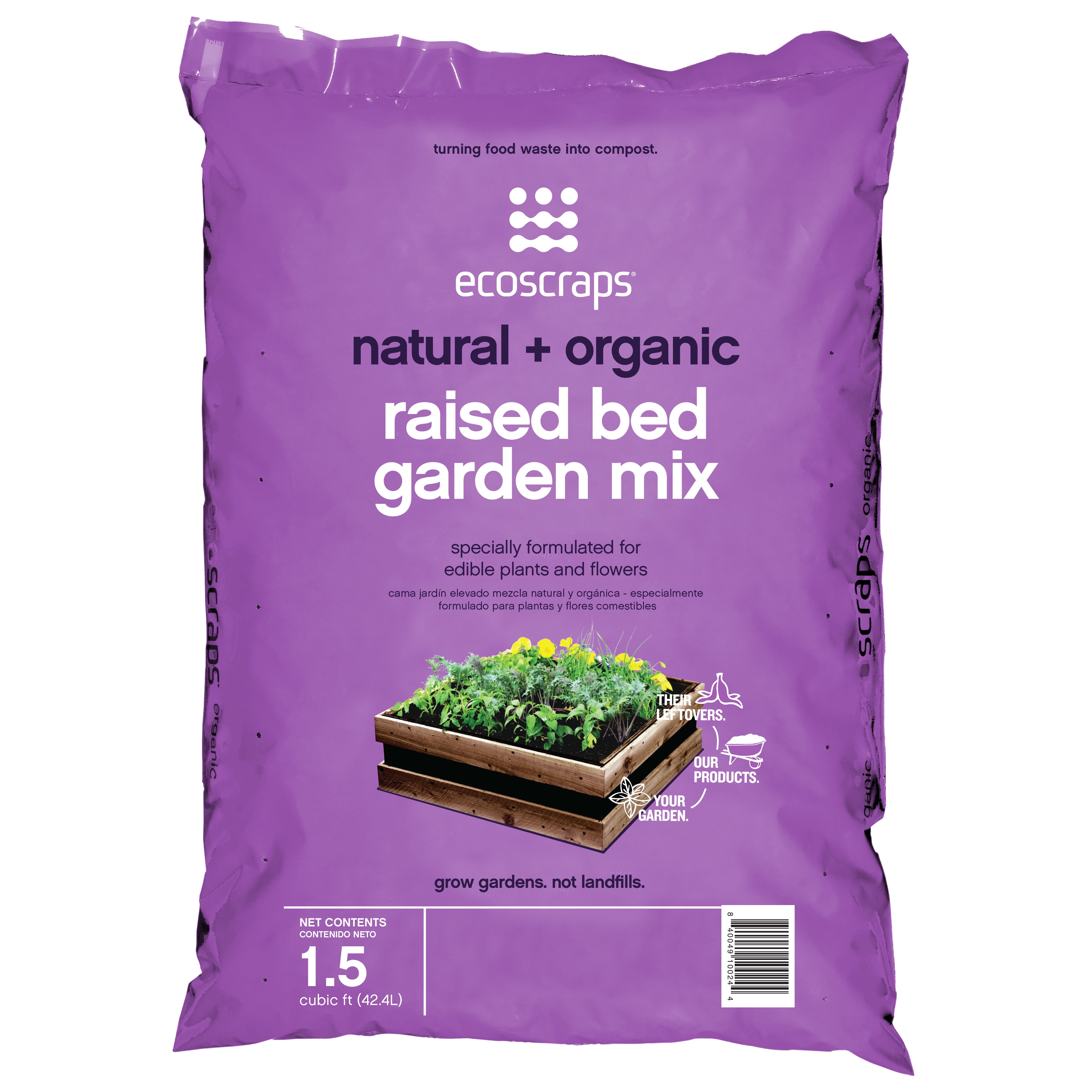 EcoScraps Natural + Organic Raised Bed Garden Mix Walmart Inventory