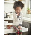 thumbnail image 5 of Dearfoams Baby Unisex Plaid Bear Matching Family Pajamas, 1-Piece, Sizes 6M-18M, 5 of 7