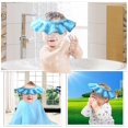 thumbnail image 4 of Safe Shampoo Shower Bathing Protection Bath Cap Soft Adjustable Visor Hat, 4 of 4