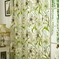 thumbnail image 3 of Non-See-Through White Privacy Sheer Curtains 84 Inches Long 1 Panel Semi Sheer Light Filtering Curtains for Living Room Bedroom Drapes,W52xL84, 3 of 9