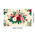 thumbnail image 1 of Colorful Floral Illustration Banner Garden Background Backdrop Birthday Party Wedding Celebration Photography Props Spring Decor Botanical Elements, 1 of 4