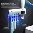 thumbnail image 3 of Estante para cepillos de dientes,Desinfectante UV para cepillos de dientes Fotocatalizador inteligen CACAGOO Negro, 3 of 7