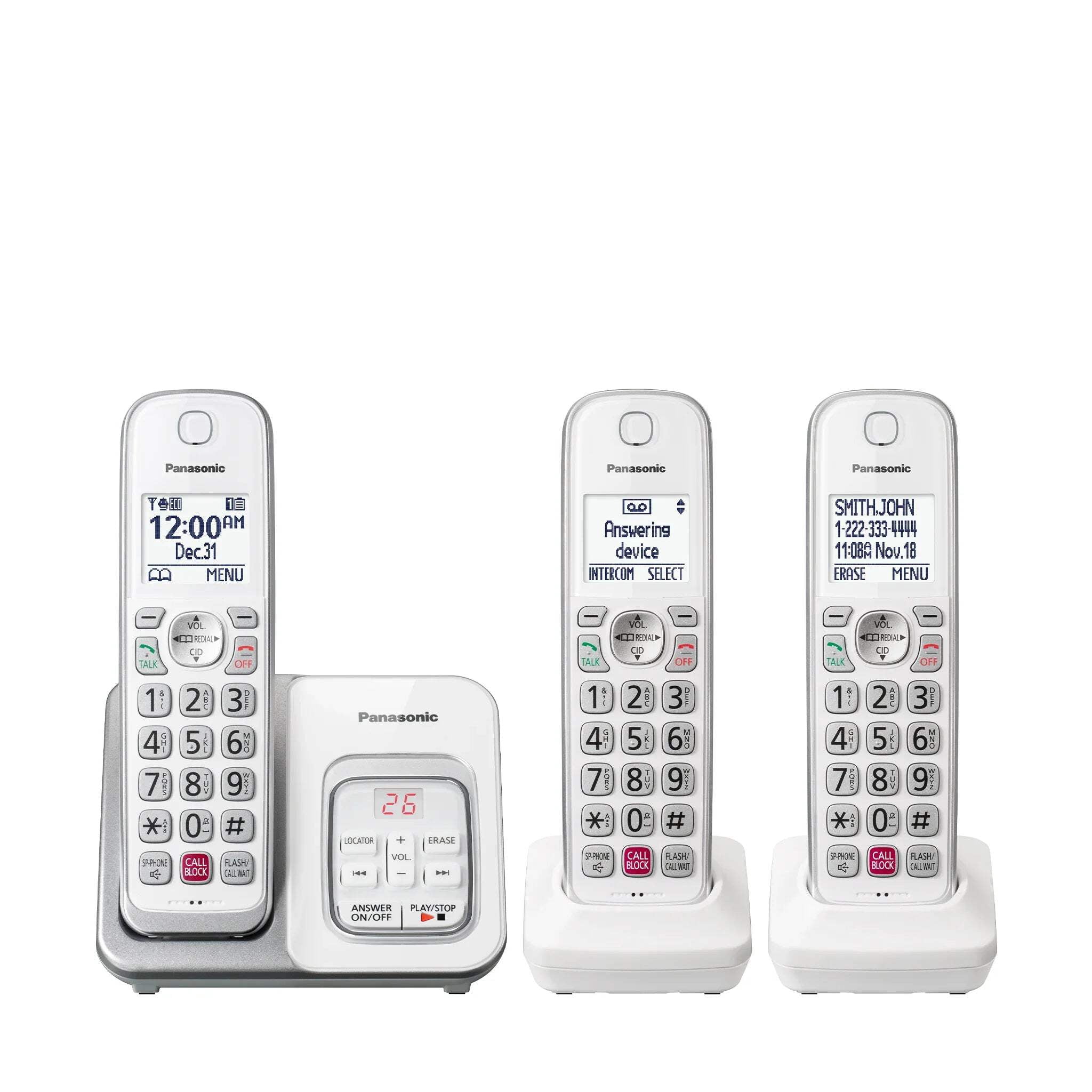 Panasonic KX-TGD83x Series DECT 6.0 Corded Cordless Phone System