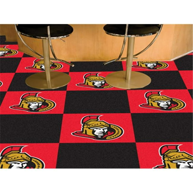 FANMATS 10701 Ottawa Senators Team Carpet Tiles