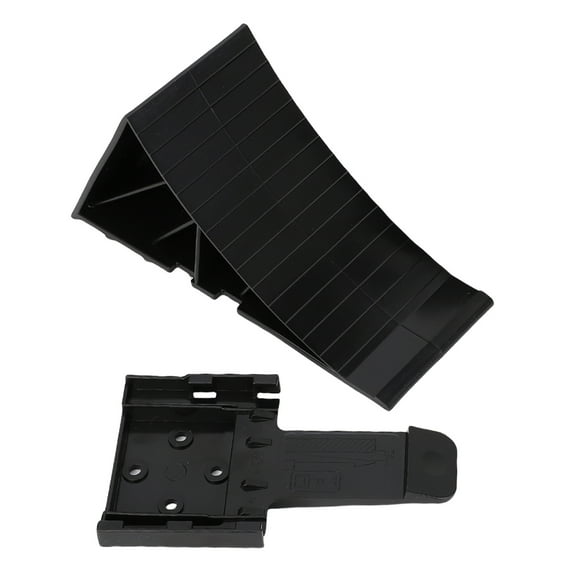 Black Wheel Chocks, Anti Slip Tire Chocks HDPE Versatile  for Boat Trailers RV Truck