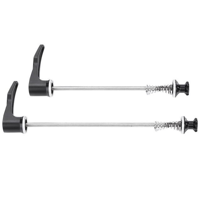 Brochetas de liberación rápida para bicicleta de montaña, 2 uds., color negro, 100/130 para bicicleta de montaña
