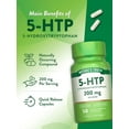 thumbnail image 5 of 5HTP 200mg | 50 Capsules | Supports Healthy Mood | 5 Hydroxytryptophan | by Nature's Truth, 5 of 7