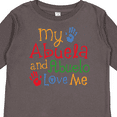 thumbnail image 4 of Inktastic My Abuela and Abuelo Love Me Boys or Girls Long Sleeve Toddler T-Shirt, 4 of 5