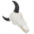 thumbnail image 5 of OUNONA Unique Bull Horn Skull Head Wall Decor Easy To Install Suitable For Home Office Party Decoration Faux Animal Head Wall Mount Art, 5 of 8