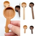 thumbnail image 2 of Wooden Coffee Scoop Measuring Spoon Walnut Kitchen Spoon Measuring V0S2, 2 of 9