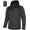 Dark Gray, variant on Men‘s Waterproof Rain Jacket, Lightweight Packable Hooded Rain Shell