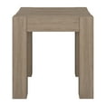 thumbnail image 5 of Evelyn&Zoe Langston 22" Wide Square Side Table, Antiqued Gray Oak, 5 of 8