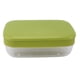 thumbnail image 2 of Molde para hacer cubitos de hielo flexible y reutilizable, bandeja redonda de fácil liberación para cubitos de hielo con tapa, contenedor de varias capas, color verde, 2 of 10