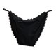 thumbnail image 1 of Gibobby Tangas de sexy para mujer Bragas de malla de cintura para mujer, bragas de ropa interior de de algodón de color sólido(Negro,G), 1 of 4