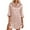 #01 Pink, variant on Gelikeya Silk Nightgowns for Women Satin Sleepwear Button Down Notched Collar Loose Sleepshirt 3/4 Sleeve V-Neck Nightshirts #01 Pink & Size M