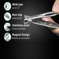 thumbnail image 6 of Toenail Clippers for Thick Toenails, Long Handle Wide Jaw Opening Nail Clippers for Adult, Men, Seniors, Extra Large Heavy Duty Toenail Clippers for Fingernail & Ingrown Toenail (2 Piece Set), 6 of 8