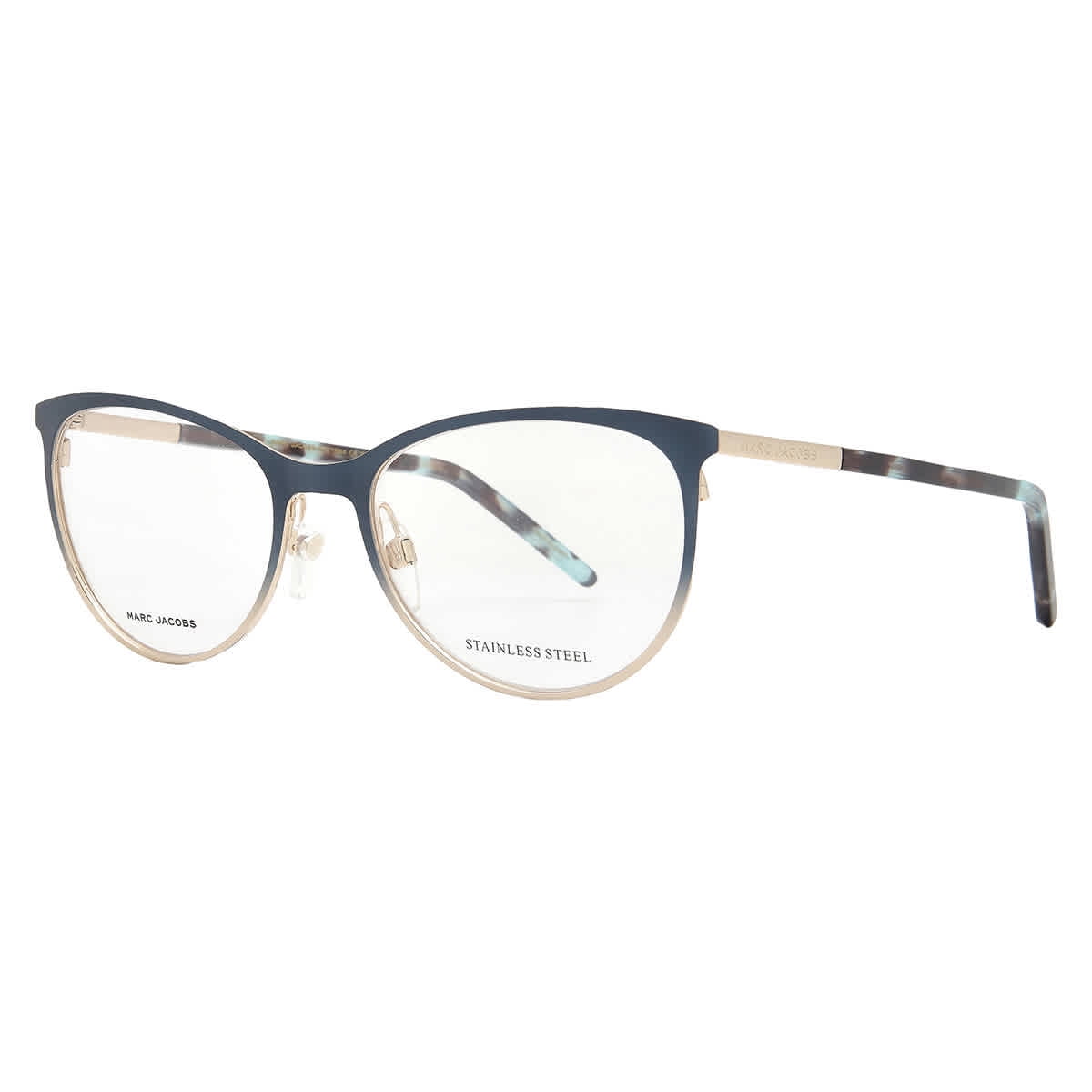 Marc Jacobs Plastic Womens Eyeglasses Gold 50mmmm - Walmart.com display picture 3