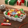 HERSHEY’S Festive Favorites Chocolate Candy Variety Pack (315‑Piece)-With Olive White Bowl By OMA