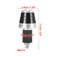 thumbnail image 3 of Unique Bargains 2pcs Titanium Tone Universal 17mm Hand Grips Handlebar End Caps Plug Replacement for Motorcycle, 3 of 7
