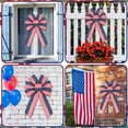 thumbnail image 6 of LEHOZIHEQ Large Patriotic Bows, American Flag Wreath Bows Stars Decor American Flag Bow, for Indoor Outdoor Tree Bow Party Wall Decor, 6 of 6
