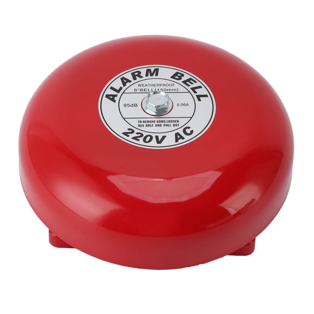 Campana De Alarma Contra Incendios, Campana De Alarma De Seguridad Sonido Súper Fuerte Para Fábrica Para Escuela
