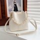 thumbnail image 5 of Bolso de hombro de cuero con cadena coreana para mujer, bolsos casuales, bolso cruzado, bolsos de cubo, bolsos de mensajero de diseñador, 5 of 6