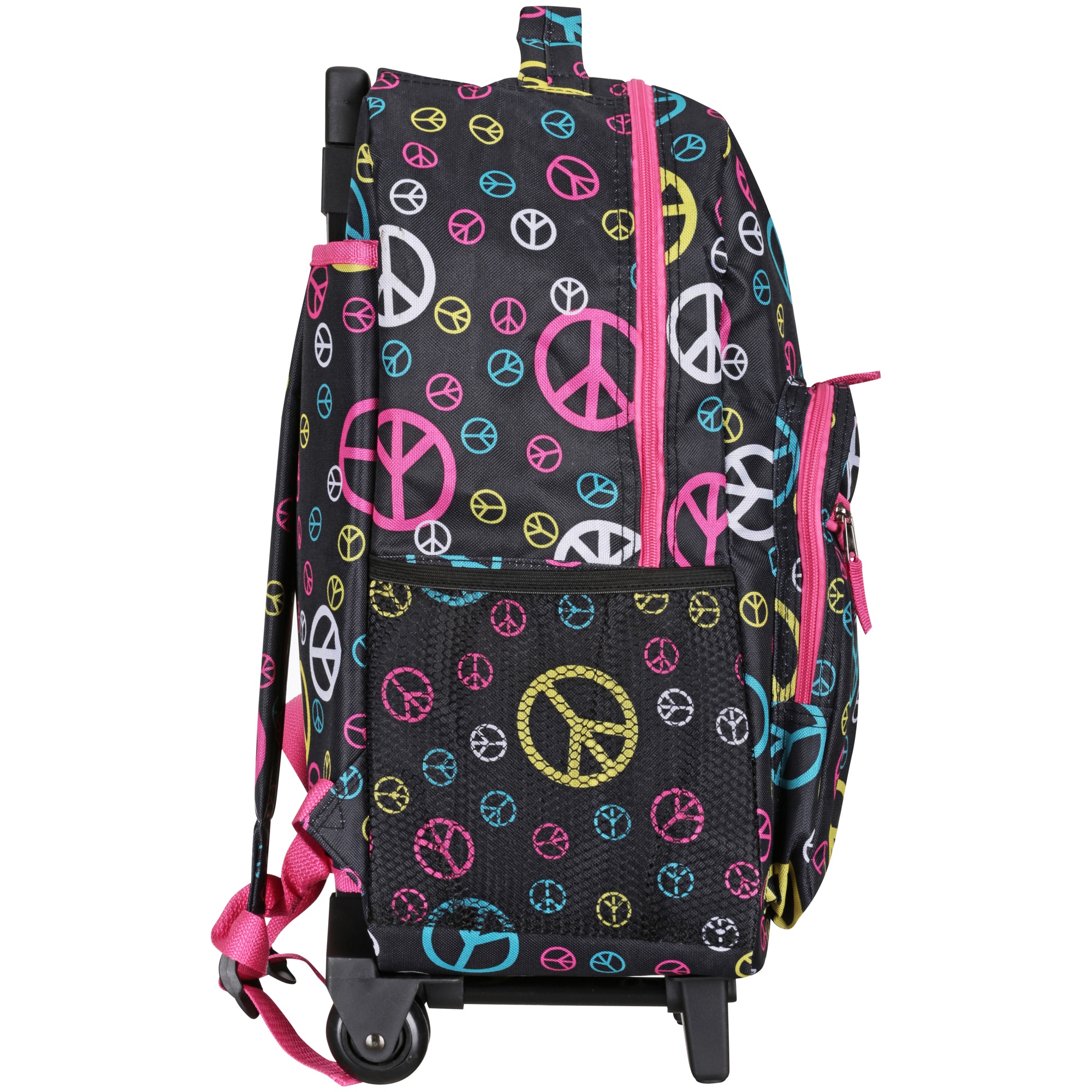 Rockland Unisex Luggage 17" Rolling Backpack R01 Peace - image 3 of 6