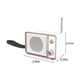 thumbnail image 3 of Pisexur Electrónica para Hombres DW01 Audio Inalámbrico Bluetooth Portátil para Exteriores Estilo Retro Creativo Regalo Emocional TV Altavoz Inalámbrico Bluetooth Electrónica para Niños, Organizador, 3 of 6