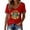 Red, variant on Ladies Tops and Blouses Graphic Skeleton Print Crew Neck Short Sleeve Womens Athletic Tops,Yellow,M,Yellow,M