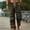 Green, variant on Mens Harem Pants Elastic Waist Drawstring Patchwork Pockets Loose Boho Hippie Beach Vacation Cropped Casual Pants Green Size 5XL