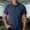 Blue, variant on Polo Shirt Men Y2k Tops Summer Style Mens Short-sleeved T-shirt Fashionable and Versatile Casual Wear Thin and Breathable with A Lapel Collar Suitable for Middle-aged Men Gray M