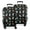 Black Cartoon Astronaut, variant on Black and White Dinosaur Pattern Luggage Cover Fashion Suitcase Cover Baggage Covers Fit 25-28 Inch Luggage (Go Travel)