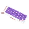 thumbnail image 3 of JZCHUNTOY 31 Grid Portable Pill Organizer, Monthly Marked Transparent Moisture-Proof Pill Box, Independent Sealed Compartment Medicine Storage Case for Home Travel Daily Medication Management, 3 of 7